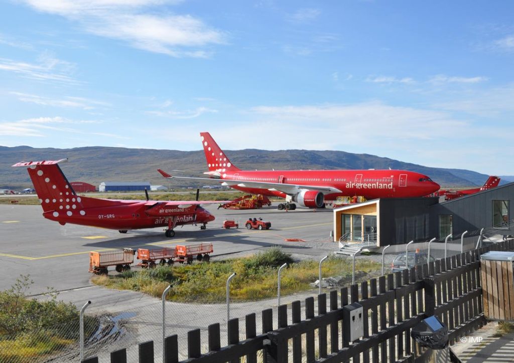 L'aéroport de Kangerlussuak au Groenland par Jean Pujo