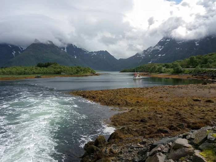 Des îles au-delà du cercle polaire, photo de Madame B., juin 2019