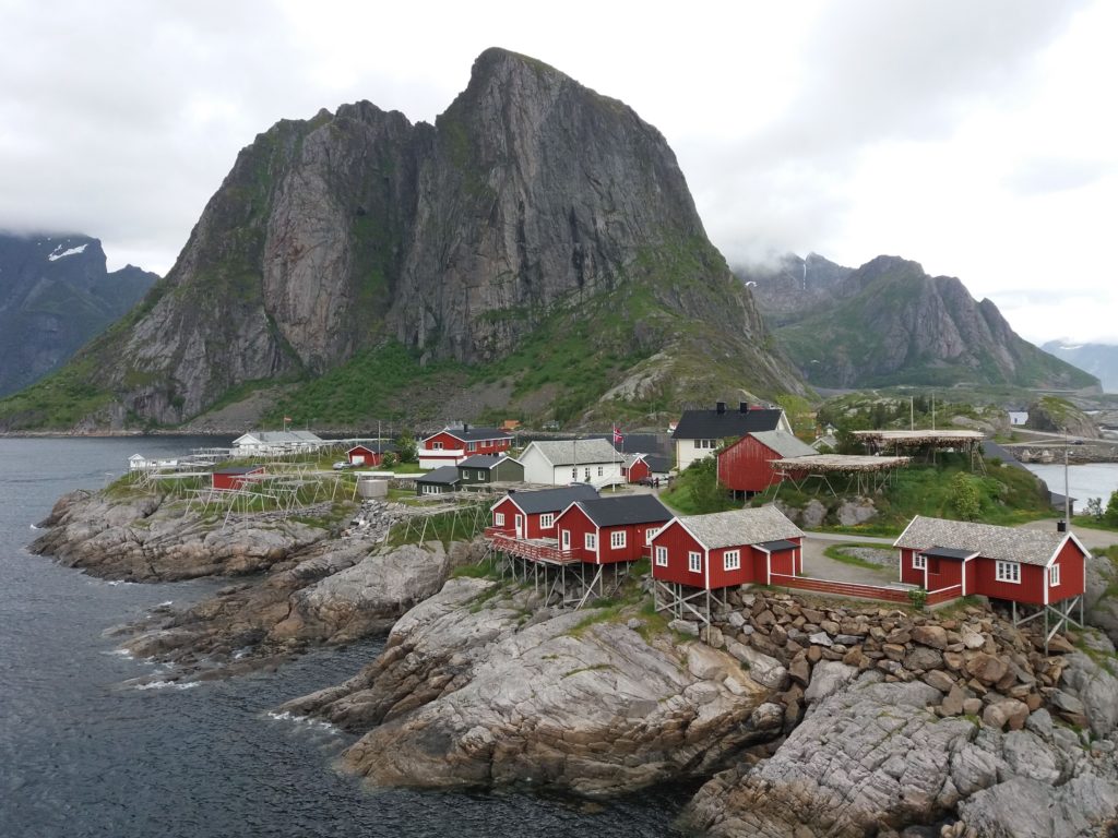 Des îles au-delà du cercle polaire, photo de Madame B., juin 2019