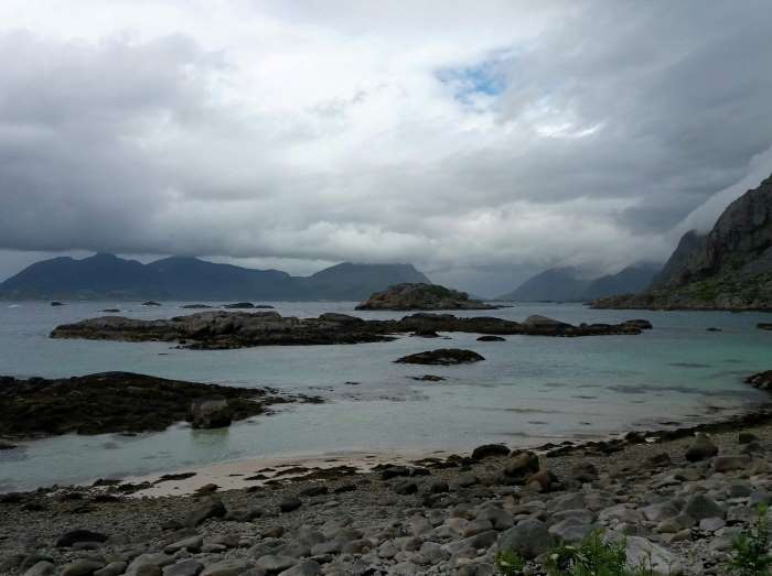 Des îles au-delà du cercle polaire, photo de Madame B., juin 2019