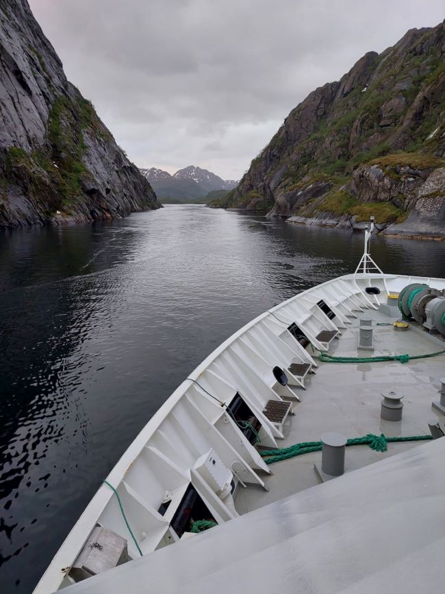 La traversée du Trollfjord par Alain et Michèle F., Norvège, juin 2022