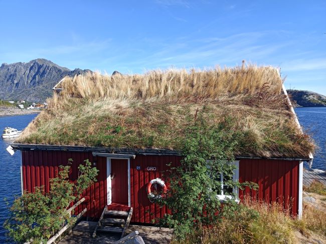 Un rorbu aux îles Lofoten par Marie F., Norvège, août 2023