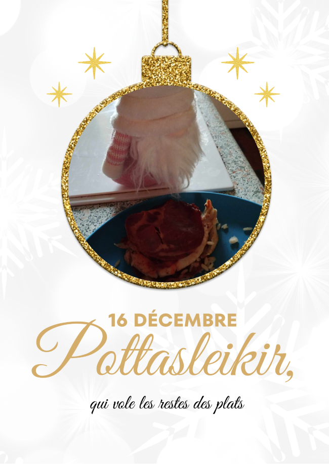 Le 16 décembre, Pottasleikir vole les restes des plats. Photo Nord Espaces