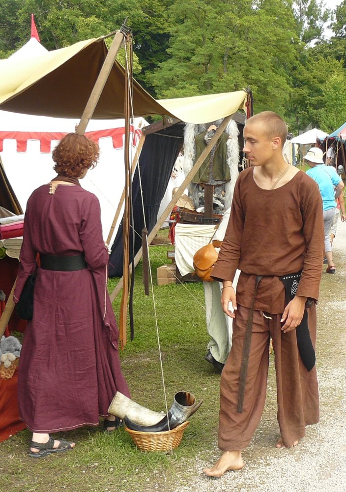 Au marché médiéval de Visby. Photo Nord Espaces