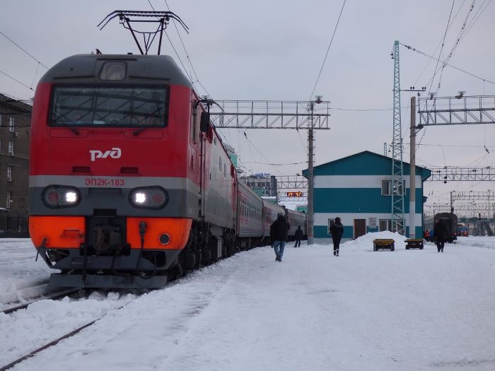 Le Transsibérien en hiver. Photo : Nord Espaces