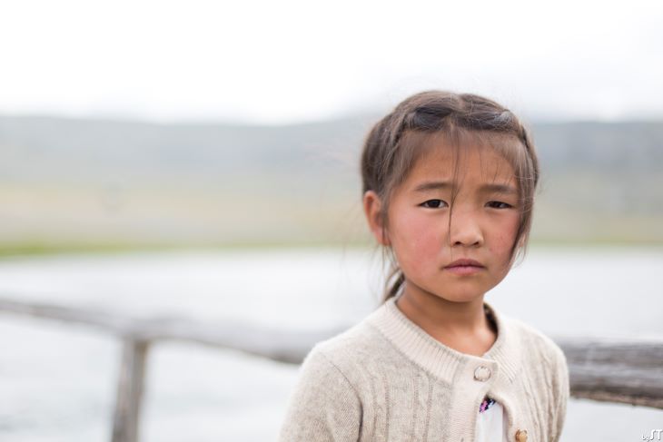 Bogobai, 8 ans, lac Khoton, Altaï, Mongolie