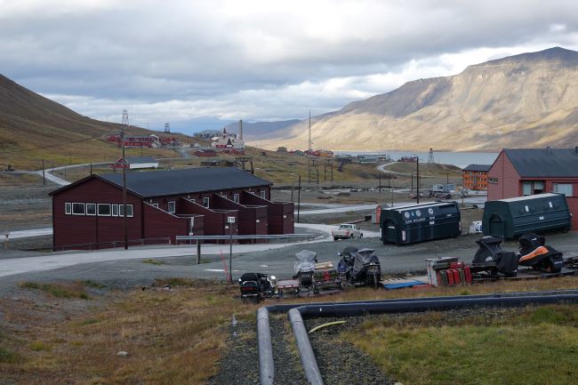 Vue de Longyearbyen. Photo Nord Espaces
