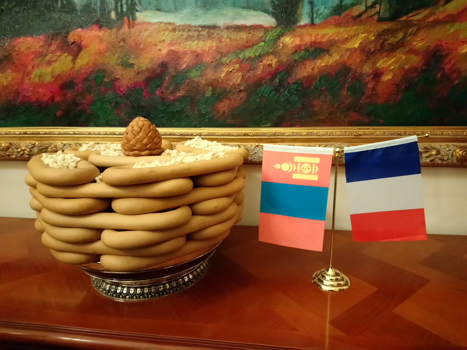 Kheviin boov, Ambassade de Mongolie, 1er février 2019