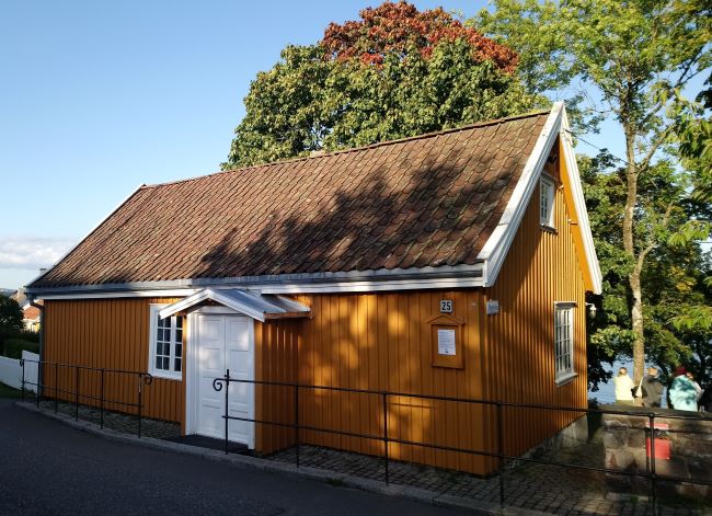 La Maison Munch à Åsgårdstrand. Photo Nord Espaces, Norvège, septembre 2023