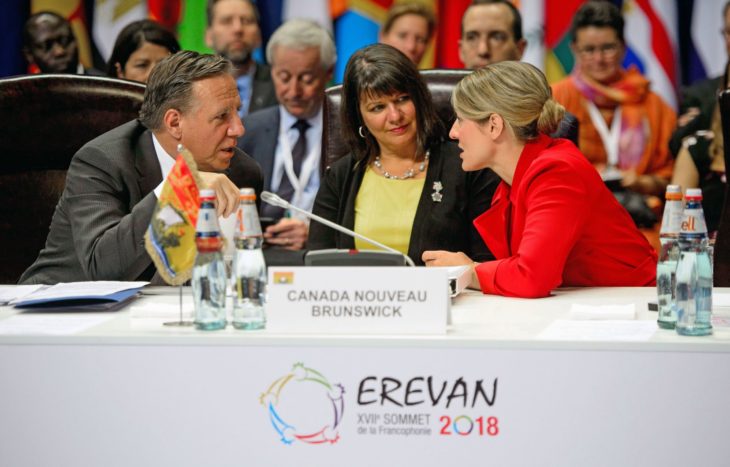 Sommet de la Francophonie à Erevan (Arménie), 2018