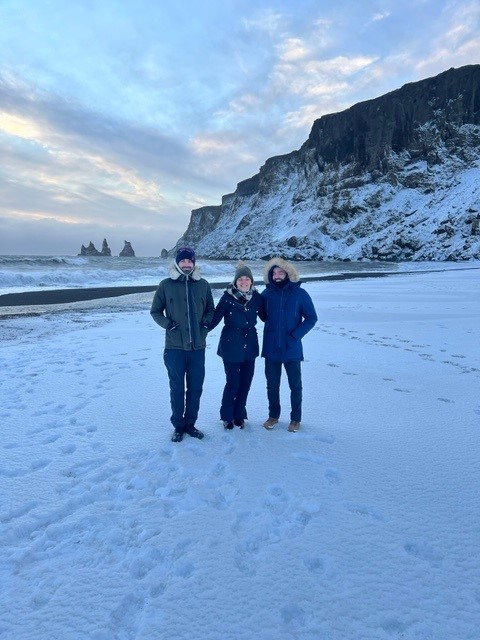 Nouvel An Viking en Islande, sur une plage de sable noir - Photo Gaël G.