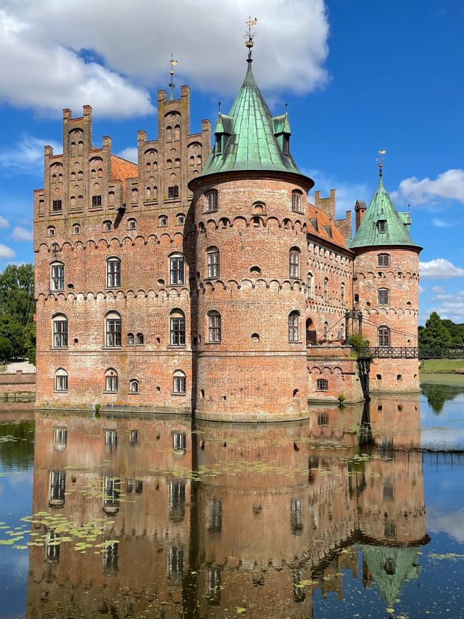 Le château d'Egeskov en Fionie. Photo Patricia Z., août 2022