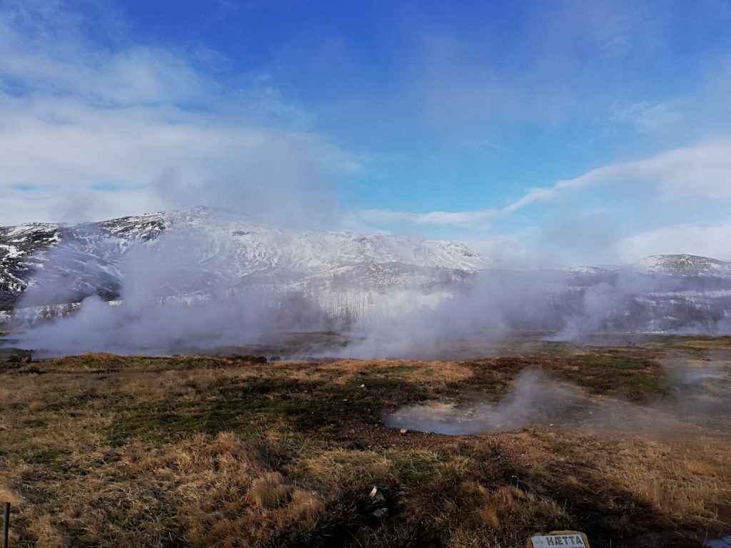 Fumerolles en Islande, Jean-Louis Aisse, février 2020