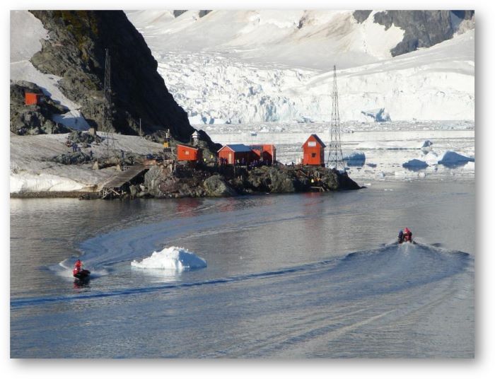 La base scientifique argentine Almirante Brown. Photo : Maya A.