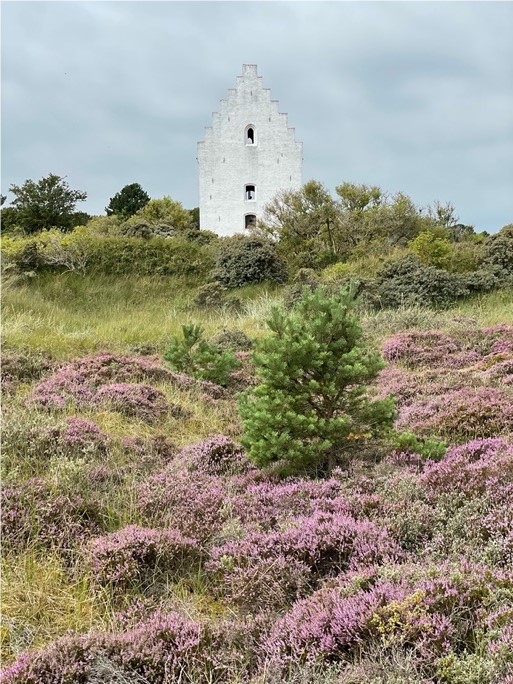 L'église ensablée de Skagen. Photo de Patricia Z., Danemark, août 2022