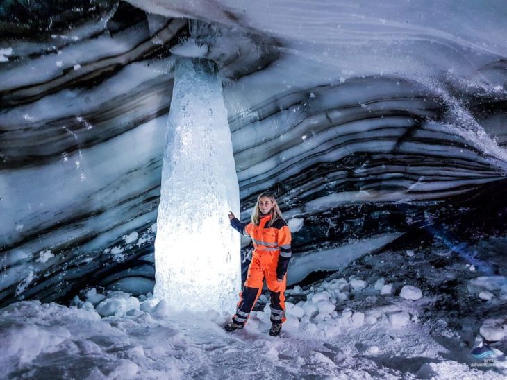 Glacier Langjökull en Islande