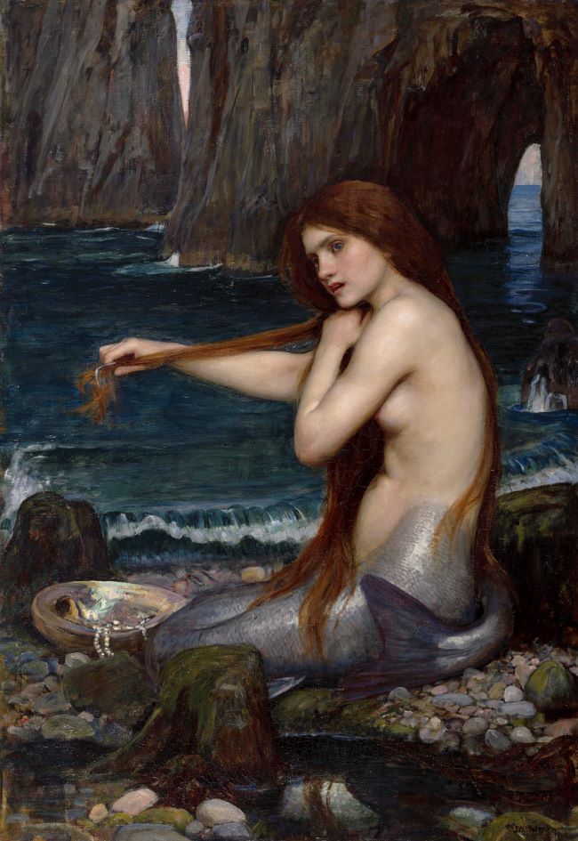 Une sirène (1901), par John William Waterhouse. Source : Wikipédia