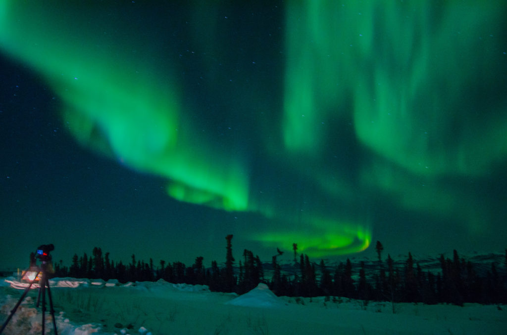 Aurore boréale au Yukon, photo Destination Canada