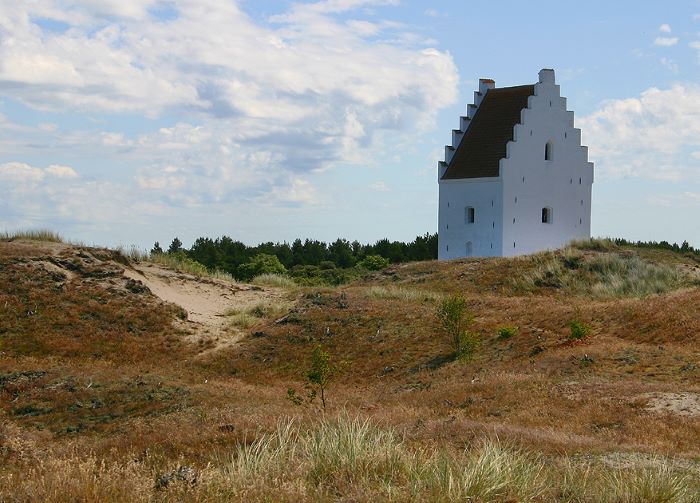 Le clocher de l'église ensevelie de Skagen par Malene Thyssen