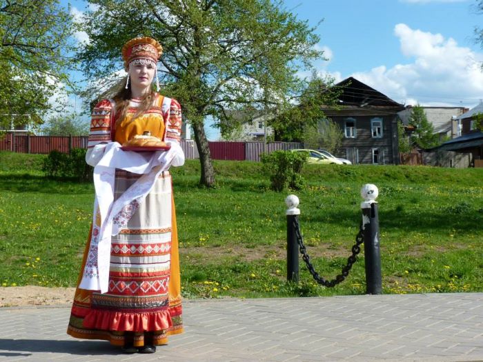 Accueil traditionnel en Russie avec le pain et le sel. Photo : Natacha de Nord Espaces