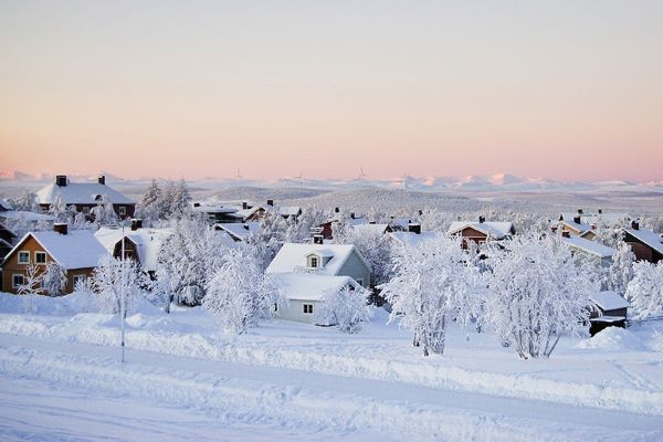 Rêve de petit matin en Laponie suédoise