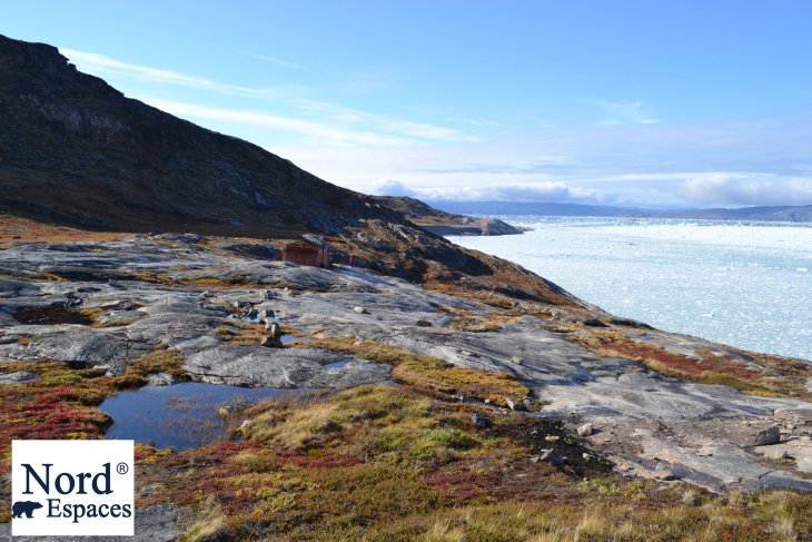 Vue sur le glacier Eqip Sermia au Groenland - Nord Espaces Boréalis