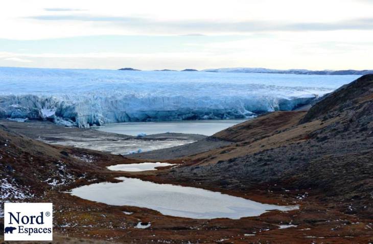 Vue sur la calotte glaciaire près de Kangerlussuaq au Groenland - Nord Espaces Boréalis