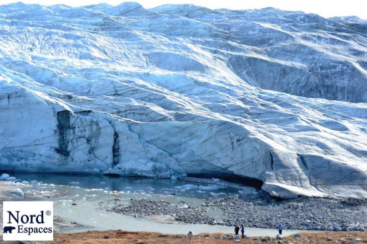 Vue sur la calotte glaciaire près de Kangerlussuaq au Groenland - Nord Espaces Boréalis