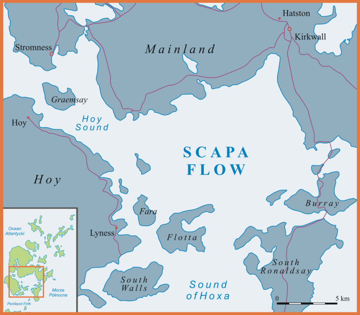 Scapa Flow, Orcades, Ecosse