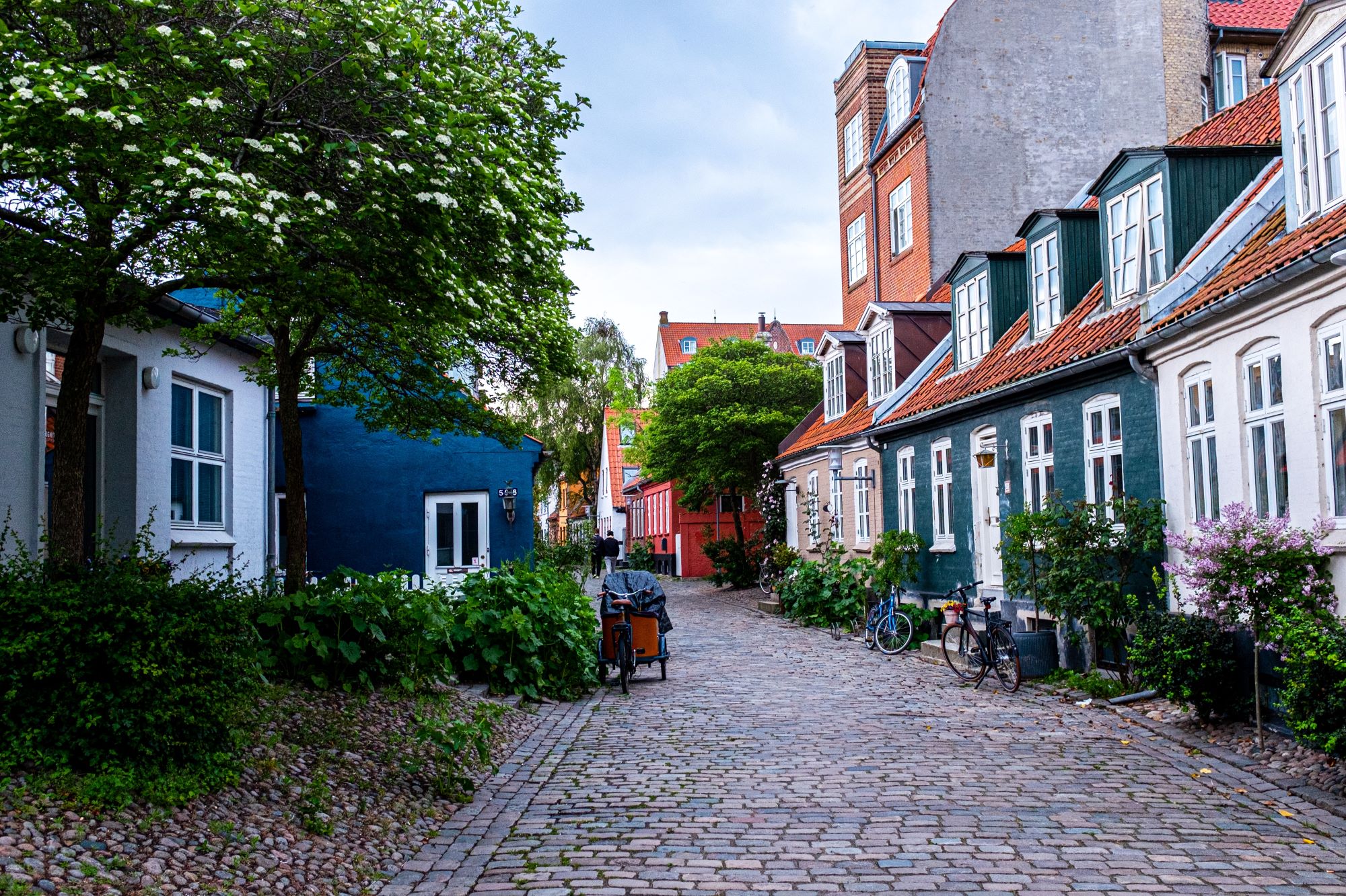 La rue Møllestien à Aarhus par Steffen Muldbjerg