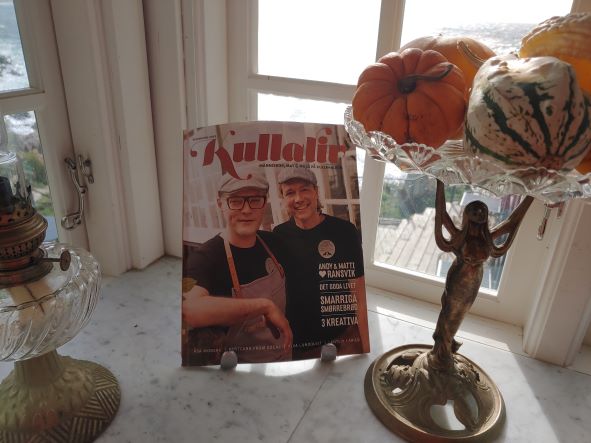 Andy et Matti, propriétaires du café de Ransvik. Photo Julia de Nord Espaces, octobre 2022