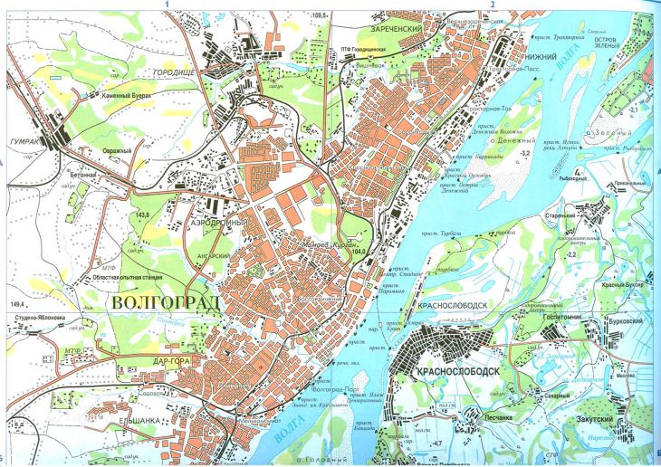 Карты волгоград