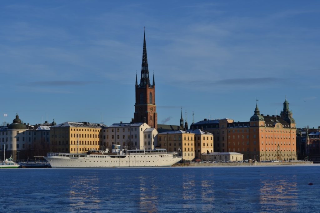 vue sur la vieille ville de Stockholm