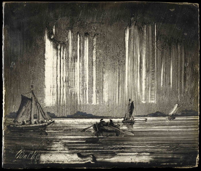 Peder Balke, Nordlys, non daté, Nord Norsk Kunst Museum, TROMSØ